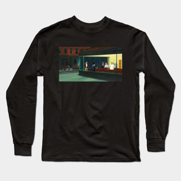 Night Arnold's Happy Days Long Sleeve T-Shirt by Bigfinz